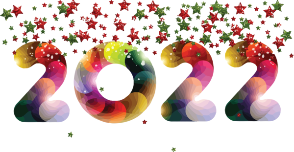 Transparent New Year Font Meter for Happy New Year 2022 for New Year