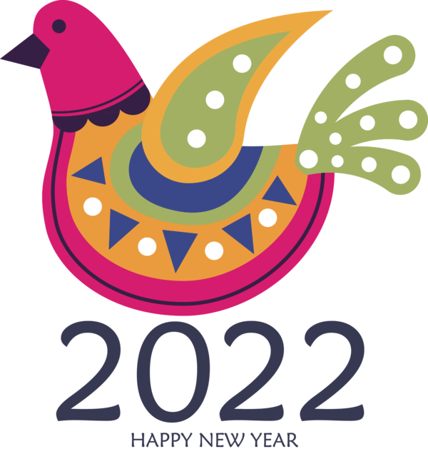 Transparent New Year Design Logo Line for Happy New Year 2022 for New Year