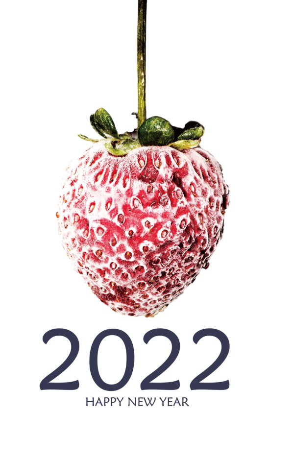 Transparent New Year Strawberry Christmas Ornament M Produce for Happy New Year 2022 for New Year