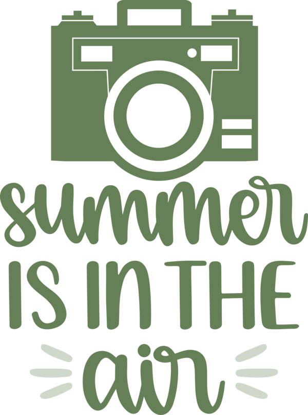 Transparent Summer Day Design Logo Green for Summer Fun for Summer Day