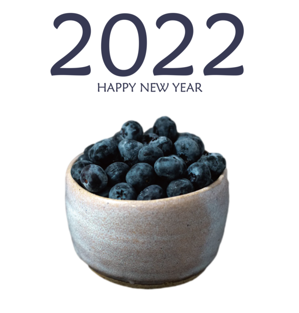 Transparent New Year Blueberry Tea Blueberries Superfood for Happy New Year 2022 for New Year