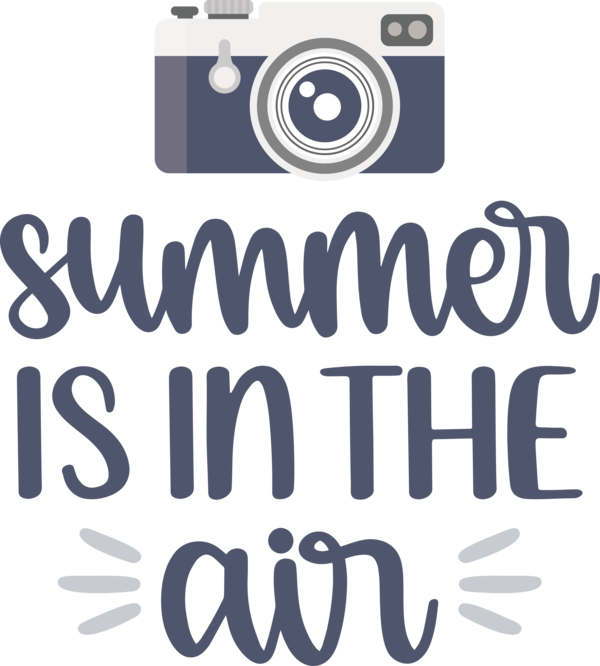 Transparent Summer Day Logo Font Line for Summer Fun for Summer Day