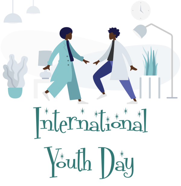 Transparent International Youth Day Public Relations Logo Organization for Youth Day for International Youth Day