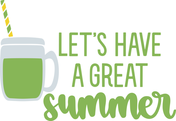 Transparent Summer Day Logo Font Green for Best Summer for Summer Day