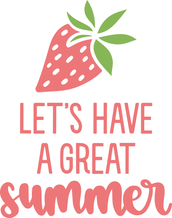 Transparent Summer Day Strawberry Logo Design for Best Summer for Summer Day