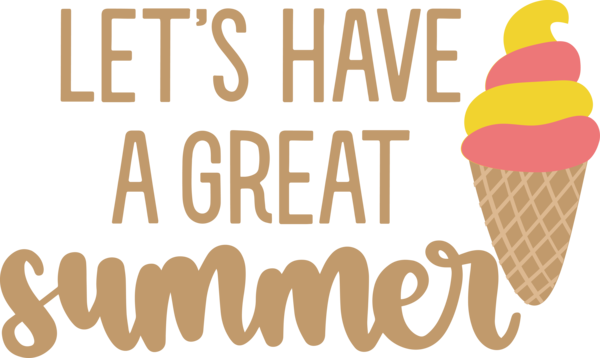 Transparent Summer Day Ice Cream Cone Ice Cream Logo for Best Summer for Summer Day