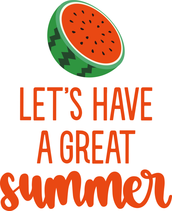 Transparent Summer Day Logo Superfood Line for Best Summer for Summer Day