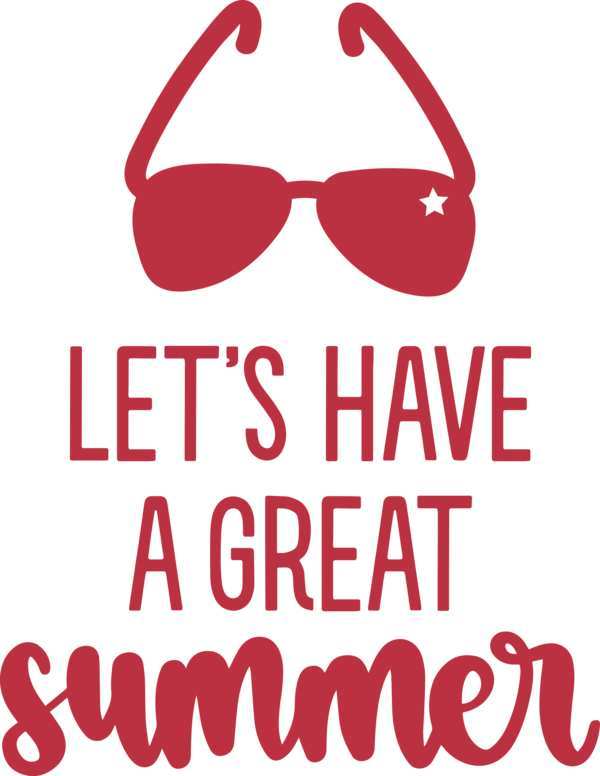Transparent Summer Day Sunglasses Glasses Logo for Best Summer for Summer Day