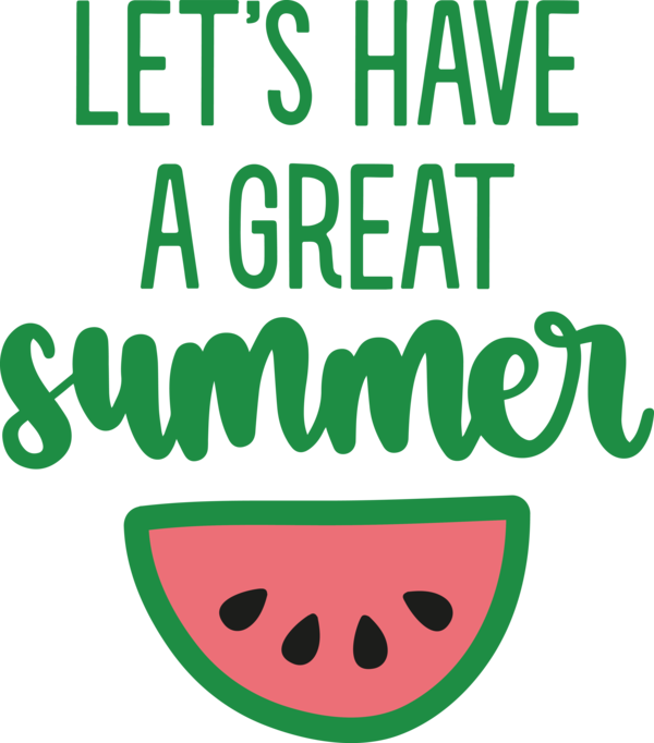 Transparent Summer Day Cartoon Logo Green for Best Summer for Summer Day