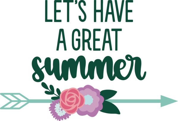 Transparent Summer Day Logo Design Flower for Best Summer for Summer Day