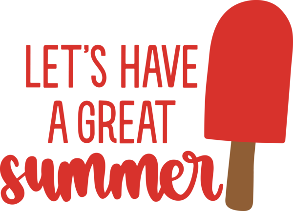 Transparent Summer Day Logo Red Line for Best Summer for Summer Day