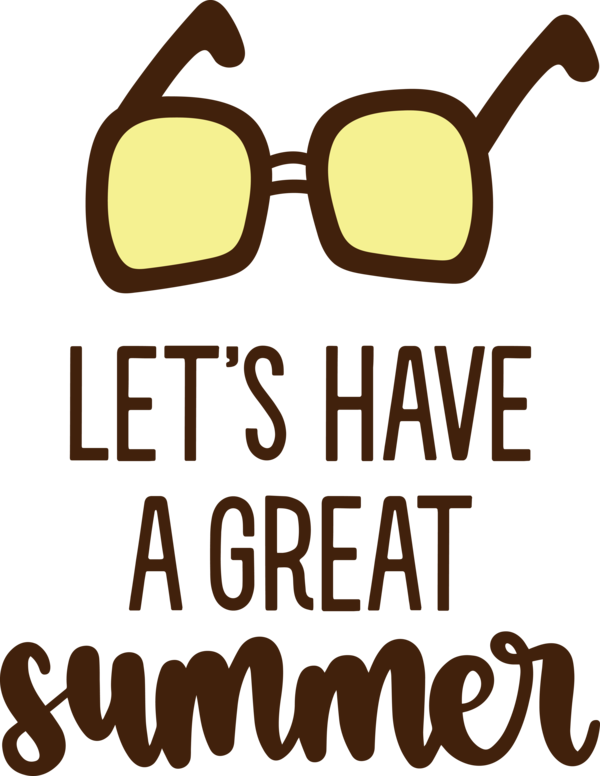 Transparent Summer Day Sunglasses Glasses Logo for Best Summer for Summer Day