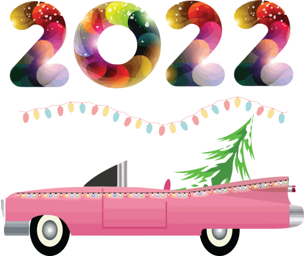 Transparent New Year Design Meter for Happy New Year 2022 for New Year