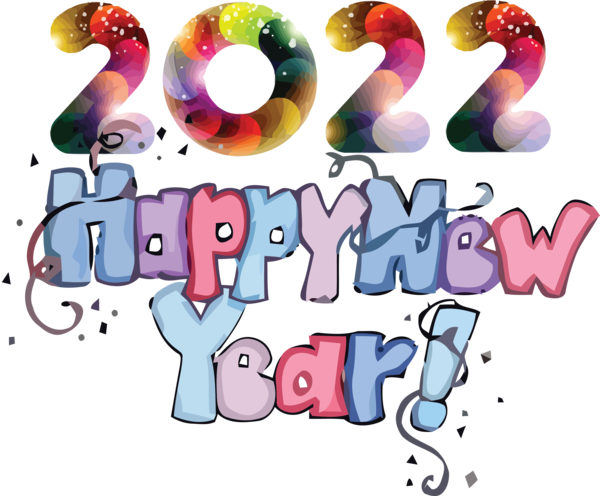 Transparent New Year New Year Verb Drawing for Happy New Year 2022 for New Year