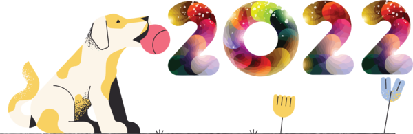 Transparent New Year Design Meter Font for Happy New Year 2022 for New Year