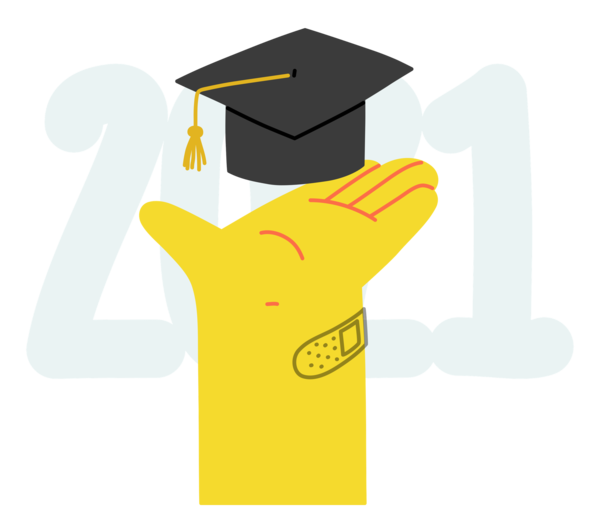 Transparent Back to School Logo Design Yellow for Graduation for Back To School