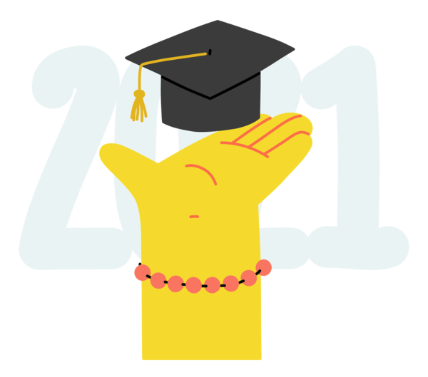 Transparent Back to School Logo Font Yellow for Graduation for Back To School