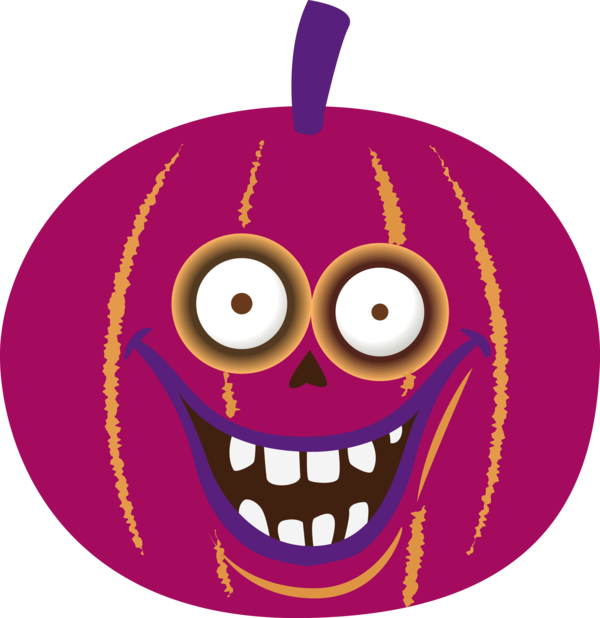 Transparent Halloween Smile Jack-o'-lantern Jack Skellington for Jack O Lantern for Halloween