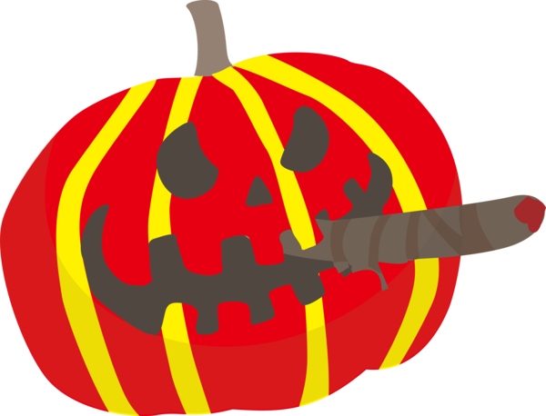 Transparent Halloween Jack-o'-lantern Squash Meter for Jack O Lantern for Halloween