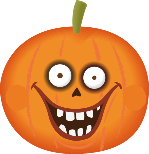 Transparent Halloween Jack-o'-lantern Pumpkin Jack Skellington for Jack O Lantern for Halloween