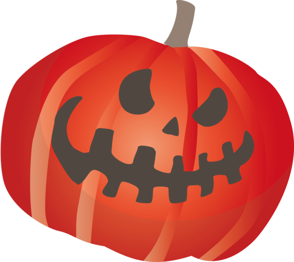 Transparent Halloween Jack-o'-lantern Squash Calabaza for Jack O Lantern for Halloween