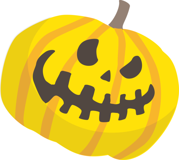 Transparent Halloween Squash  Jack-o'-lantern for Jack O Lantern for Halloween