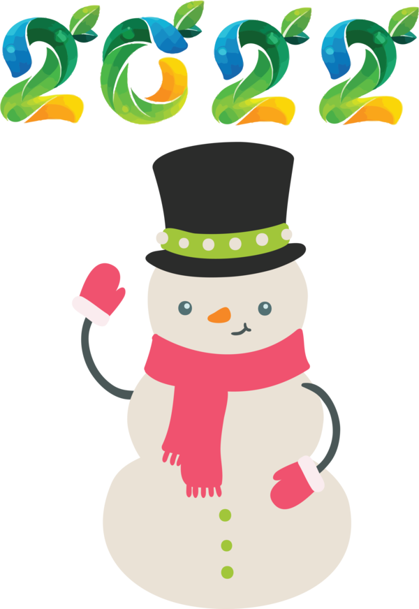 Transparent New Year Cartoon Character Christmas Day for Happy New Year 2022 for New Year
