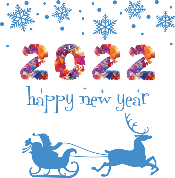 Transparent New Year Painting Design Drawing for Happy New Year 2022 for New Year