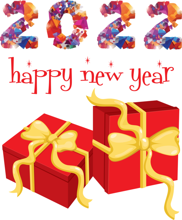 Transparent New Year New Year 2022 Design for Happy New Year 2022 for New Year