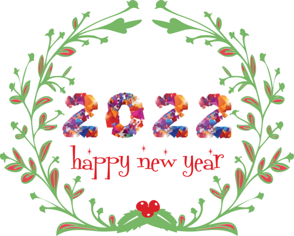 Transparent New Year Christmas Day Bauble Christmas decoration for Happy New Year 2022 for New Year