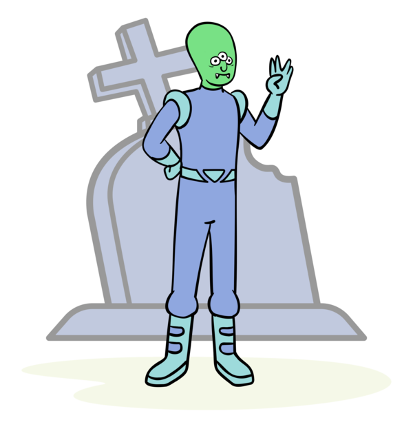 Transparent Halloween Cartoon Character Human for Happy Halloween for Halloween