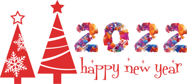 Transparent New Year Christmas Tree Christmas Day Christmas Ornament M for Happy New Year 2022 for New Year