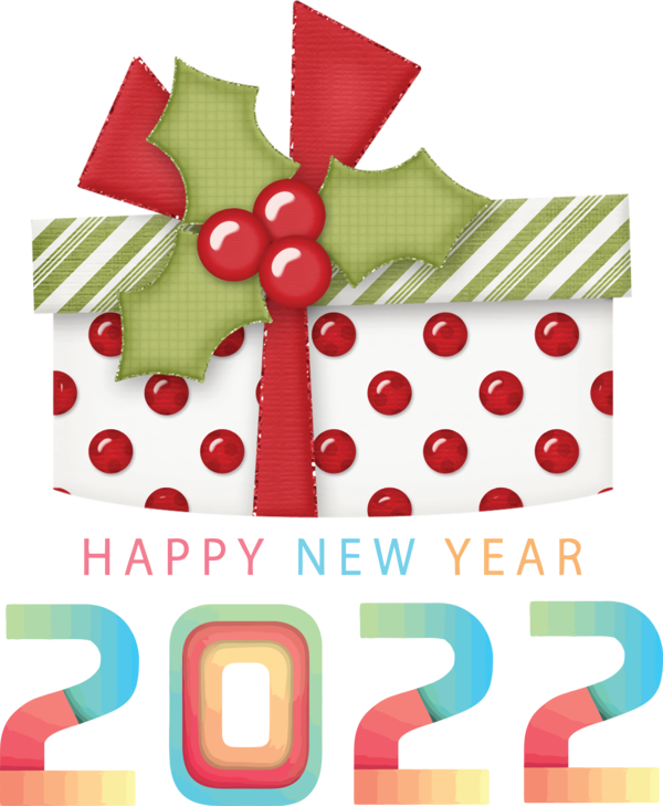 Transparent New Year Christmas Day Christmas gift Bauble for Happy New Year 2022 for New Year
