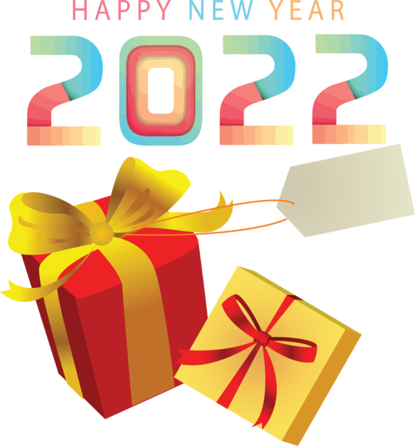 Transparent New Year Christmas Day Christmas gift Royalty-free for Happy New Year 2022 for New Year