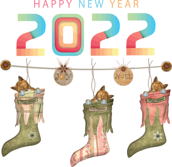 Transparent New Year Design Shoe Meter for Happy New Year 2022 for New Year