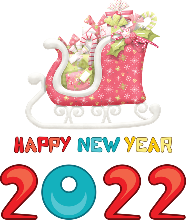 Transparent New Year Drawing Decoupage Christmas Day for Happy New Year 2022 for New Year