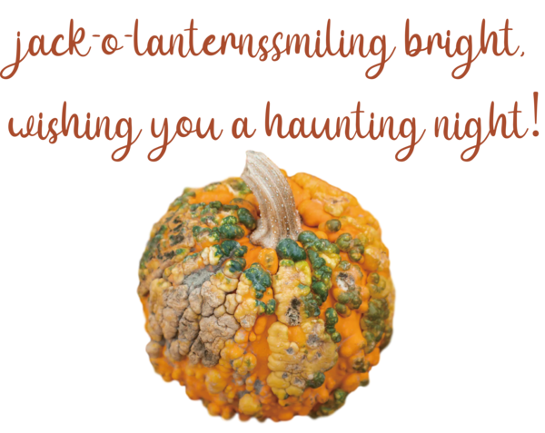 Transparent halloween GIF Winter squash Painting for Happy Halloween for Halloween