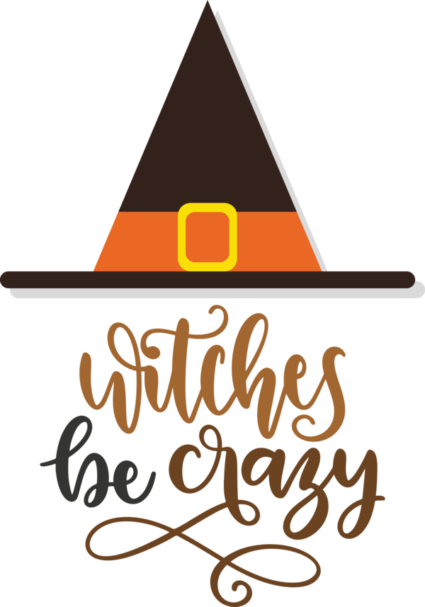 Transparent Halloween Logo Line Meter for Witch for Halloween