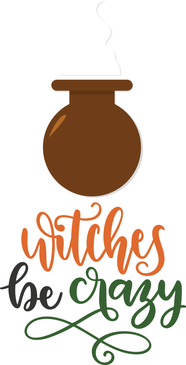 Transparent Halloween Calligraphy Logo Line for Witch for Halloween