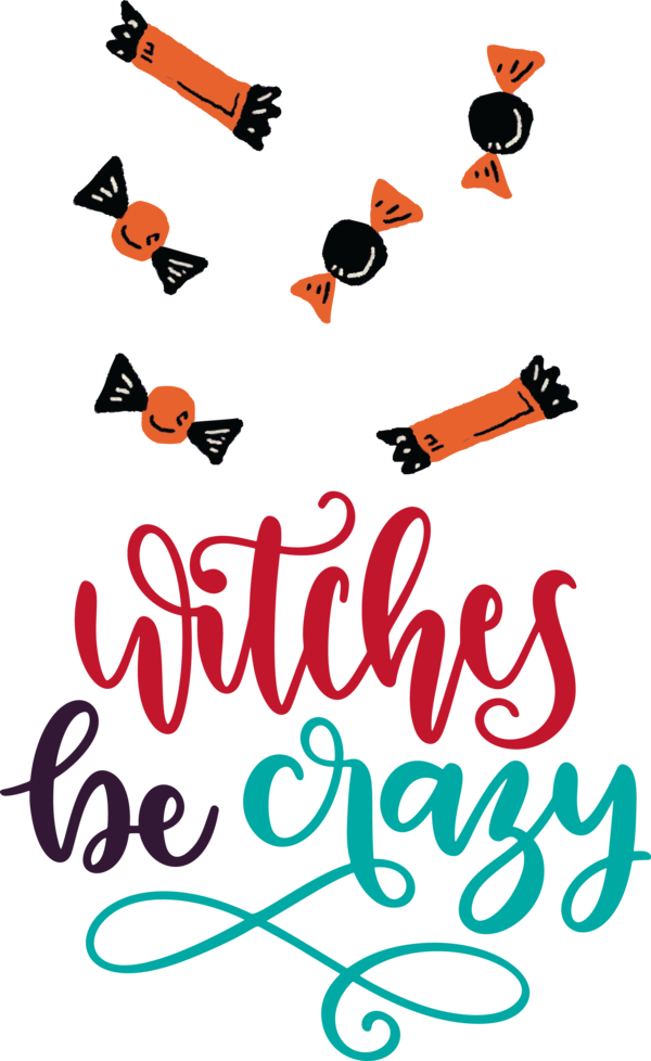 Transparent Halloween Logo Design Line for Witch for Halloween