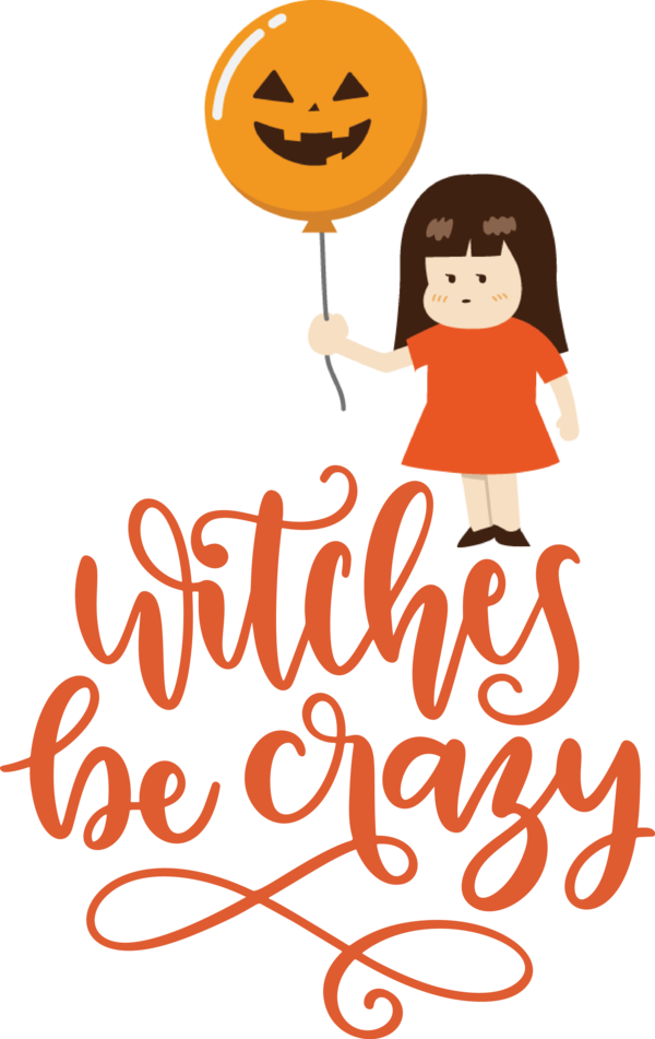 Transparent Halloween Cartoon Happiness Meter for Witch for Halloween