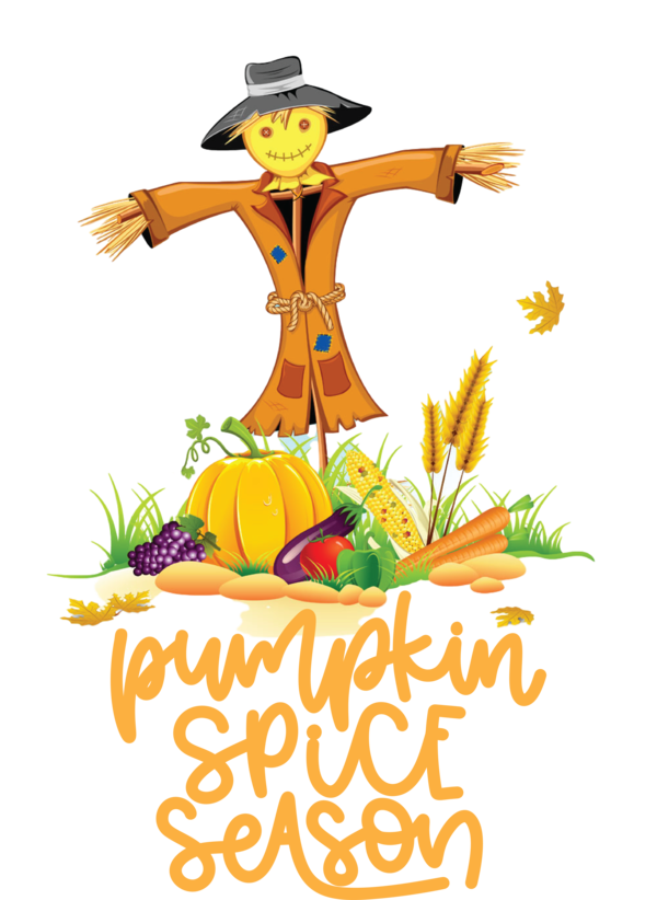 Transparent thanksgiving Scarecrow  Royalty-free for Thanksgiving Pumpkin for Thanksgiving