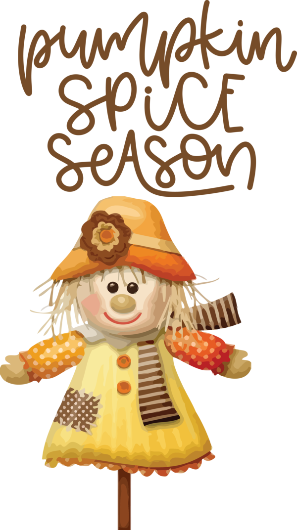 Transparent thanksgiving Cartoon Drawing Scarecrow for Thanksgiving Pumpkin for Thanksgiving