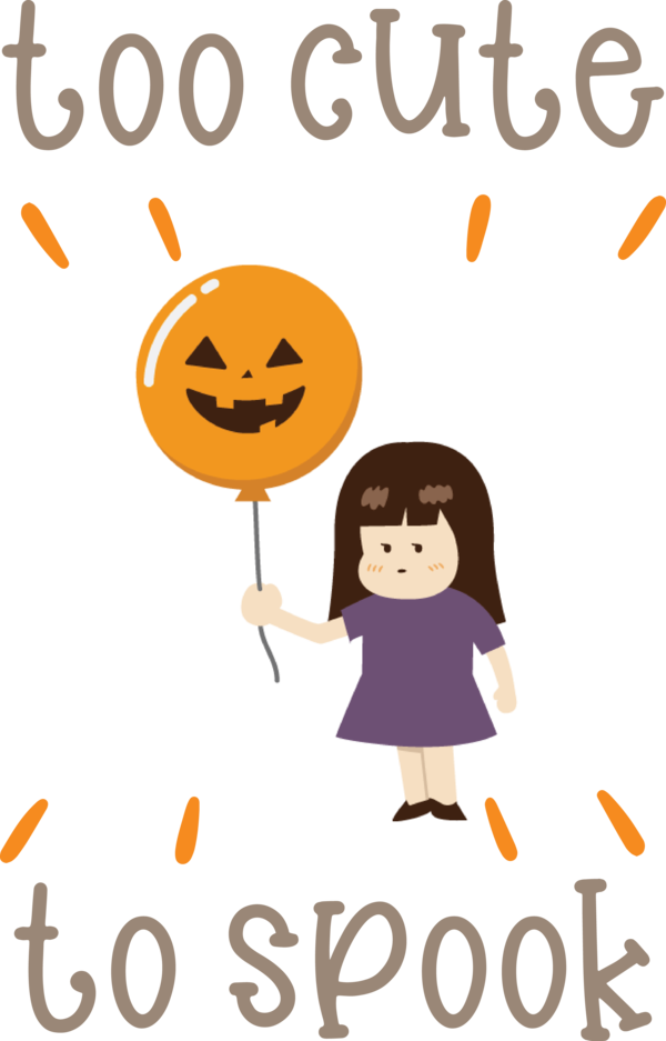 Transparent Halloween Cartoon Logo Smile for Jack O Lantern for Halloween