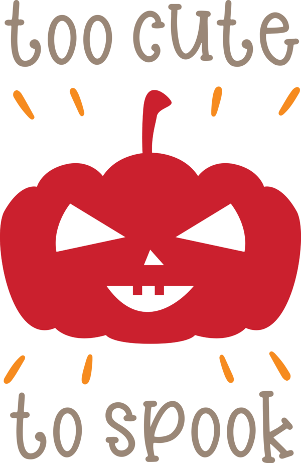 Transparent Halloween Line Meter Mathematics for Jack O Lantern for Halloween