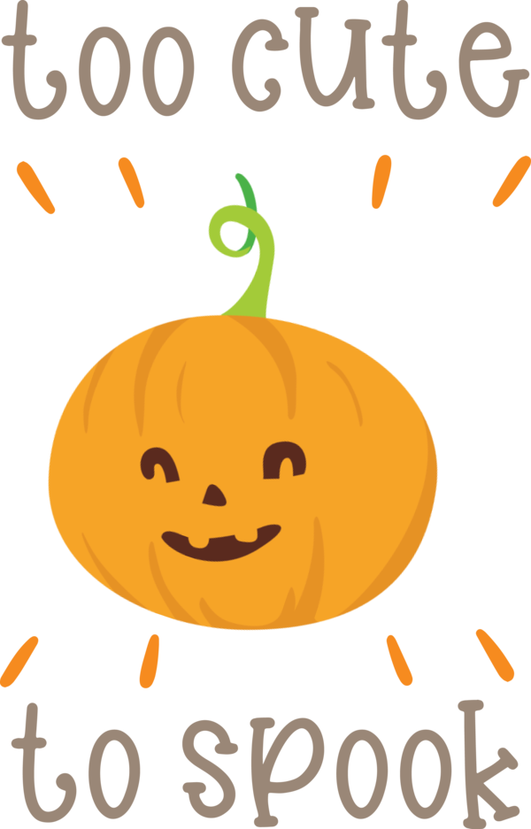 Transparent Halloween Cartoon Pumpkin Transparency for Jack O Lantern for Halloween
