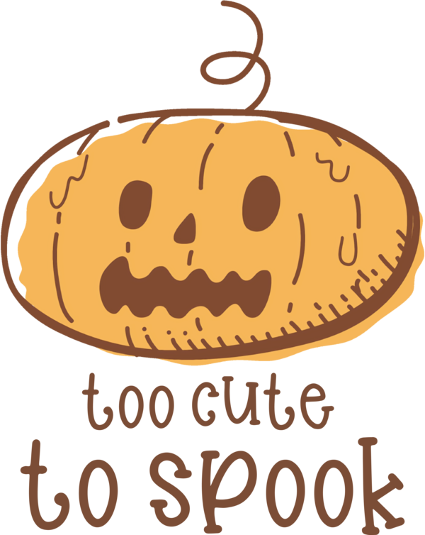 Transparent Halloween Cartoon Logo Commodity for Jack O Lantern for Halloween