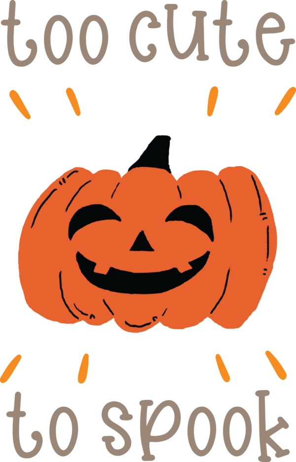 Transparent Halloween Sticker Poster Icon for Jack O Lantern for Halloween