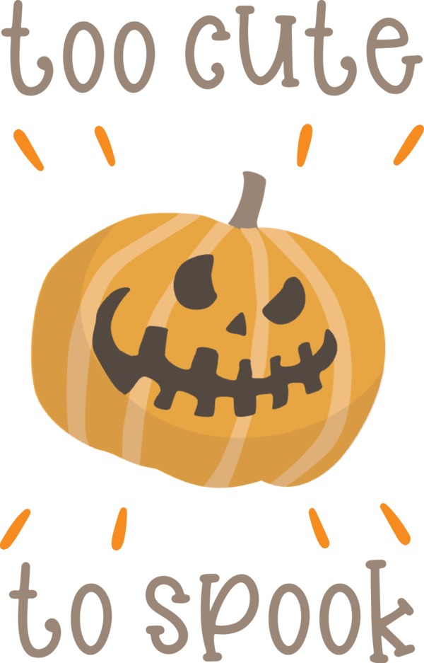Transparent Halloween Poster Icon Sticker for Jack O Lantern for Halloween