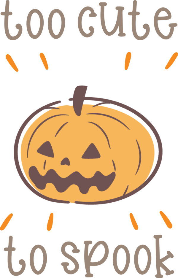 Transparent Halloween Jack-o'-lantern Line Meter for Jack O Lantern for Halloween